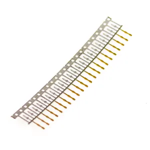 Personalizar precisión chapado en oro pin terminal de prensa ajuste pin