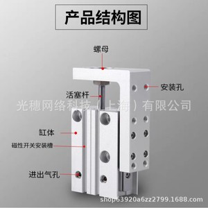 Cilindro Airtac Hlh10x10s Multiposición Fijo con Imán - Product Image 3