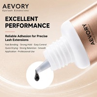 Colle adhésive pour extensions de cils Aevory, séchage rapide en 0,1 seconde, faible humidité, colle adhésive professionnelle pour extensions de cils pour marque privée