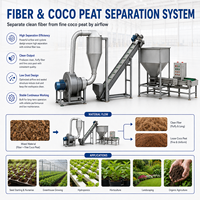 Machine d'extraction de fibres de sisal à partir de coques de noix de coco, équipement agricole, ligne de traitement haute productivité, capacité 1-10T/H, avec noyau de support