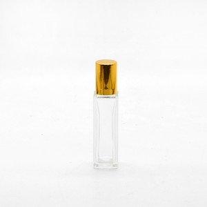Produits chauds pour exportation personnalisée 5ml carré luxe rouler sur des bouteilles en verre avec bouchon rose - Product Image 2