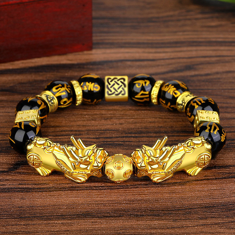 men lucky buddha bracelet