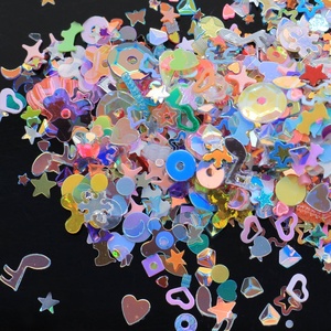 Paillettes brillantes pour ongles, paillettes brillantes, accessoires de décoration pour filles, <span class=keywords><strong>Nail</strong></span> Art, pour vacances ou fête, DIY, 1 boîte - Product Image 2