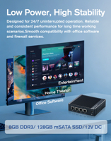 Mini PC pare-feu 4LAN Celeron Quad Core, routeur pare-feu Intel I226-V, 4 ports LAN 2,5 Gb, AES-NI |   PfSense/OPNsense WIFI/4G LTE en option