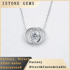 สร้อยคอเพชรหรูหรา925เฉพาะกลุ่มเงินสเตอร์ลิง - Product Image 6