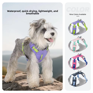 Harnais pour <span class=keywords><strong>chien</strong></span> OEM ODM imperméable à séchage rapide, réfléchissant, réglable, anti-traction, pour petits et moyens chiens, Nouveauté 2026 - Product Image 2