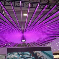Panneau lumineux matriciel LED ABS transparent sur mesure, lumière de scène RGB/RGBW, contrôle DMX512