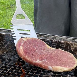 Accesorios Profesionales <span class=keywords><strong>para</strong></span> Parrilla de Barbacoa, Juego de Herramientas de Acero Inoxidable <span class=keywords><strong>para</strong></span> Parrilla con Caja de Aluminio <span class=keywords><strong>para</strong></span> Barbacoa al Aire Libre - Product Image 3