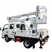 Yeni Otomatik JMC Havadan Çalışma Aracı 4X2 Hafif Kamyon 25-30 Metre Dizel 4.5 Ton Kepçeli Çalışma Aracı Düşük Fiyat