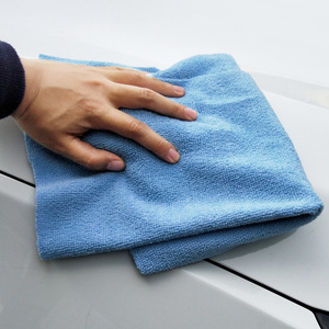 Serviette tricotée en microfibre sans bord 40*40cm 350 <span class=keywords><strong>GSM</strong></span> du fabricant 16*16 pouces pour les détails de voiture en tissu éponge - Product Image 2