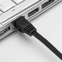 Cable de Conexión Recto Cat6 UTP con Cubierta de PVC PE y Conductores de CCA para Redes Informáticas, Comunicación LAN RJ45