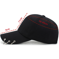 Casquette de baseball tendance édition coréenne pour hommes et femmes, style décontracté, visière incurvée sportive, idéale printemps-automne, protection solaire extérieure