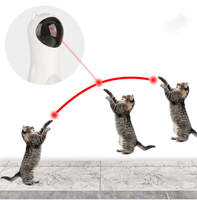 Jouet laser intelligent interactif pour chat, avec traîneau, détection de mouvement, en ABS écologique, style luxueux