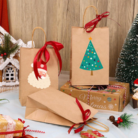 Sac fourre-tout en papier kraft écologique personnalisé, sac d'emballage pour vêtements à emporter pour supermarchés et restaurants, logo imprimé