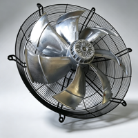 Ventilateur axial à embout conique court FN080-SDK.6N.V7P5 380V 920RPM avec grille de protection pour la personnalisation des baies de garage de stationnement