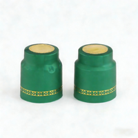 Capsules thermorétractables en PVC pour vin et champagne, faciles à ouvrir, personnalisables avec logo en relief, vente en gros