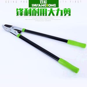 Lopping <b>Shears</b> Carbon Steel 20-30 Mm Teflon Coated Heavy Duty Garden Pruning <b>Tool</b> With Green Handles For Tree Branches Trimming - Product Image 5