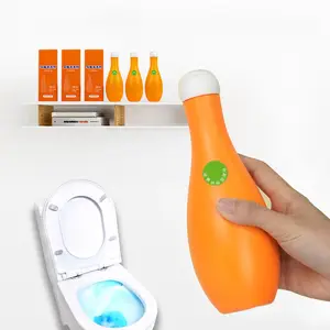 Limpador mágico de banheiro, detergente para vaso sanitário azul e líquido automático
