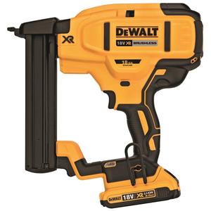 Engrapadora Dewalt de 18 V, Calibre 18, Motor sin Escobillas, Herramienta Inalámbrica - Product Image 1