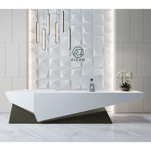 Ideas de Mostradores de Recepción Modernos Blancos de Gran Venta en 2026, Diseño Interior Moderno, Escritorio de Oficina, Mesa de Recepción - Product Image 6