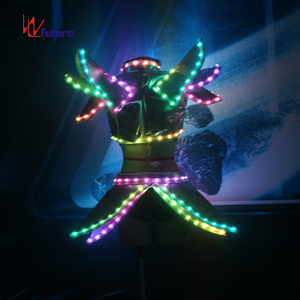 Di alta qualità Tron Legacy Costume Tron Costume femminile luce <span class=keywords><strong>unicorno</strong></span> abiti in Costume 1 pezzo per le ragazze bianco adulti luminoso - Product Image 4