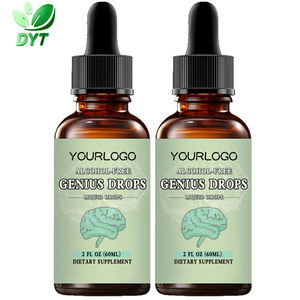 OEMカスタム天然液体ジェニアスドロップス 子供用サプリメント 集中力と注意力を高める子供用サプリメント 健康な脳機能をサポート - Product Image 1