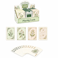 Cartes à jouer personnalisées avec logo, 12 jeux pour boîte de présentation avec estampage à chaud pour cadeaux promotionnels
