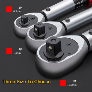 3/8 "1/2" 3/4 "Dr 210n. M tork anahtarı kalibre cırcır tork anahtarı seti ölçekli tork anahtarı - Product Image 6
