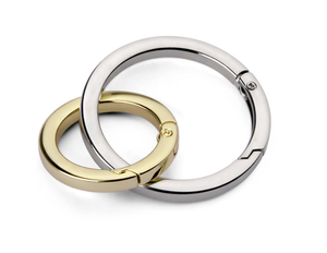 Hợp kim kẽm Keychain Snap góc cạnh clip móc phẳng mùa xuân O vòng khóa vòng tròn Carabiner - Product Image 4