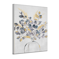 Vente en gros 100% fleurs faites à la main peinture à l'huile Home Decor abstrait fleur art toile peinture à l'huile