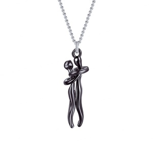 Collier personnalisé avec logo, en acier inoxydable 316 PVD, résistant à l'eau et inaltérable, pour la Saint-Valentin, pour couple - Product Image 6