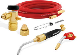Kit Torcia Turbo Portatile Uweld 1C020-0062 X4B per Saldatura e Riscaldamento <span class=keywords><strong>di</strong></span> Materiali in Ottone e Acciaio Inossidabile - Product Image 4