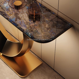 Đồ Nội Thất Phòng Khách Vàng Hành Lang Sang Trọng Gương Giao Diện Điều Khiển Bảng Hiện Đại Giao Diện Điều Khiển Bảng Cho Homewith Lưu Trữ Giao Diện Điều Khiển Bảng - Product Image 4