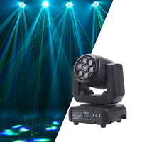 Luz Móvil Portátil de 6*10W RGBW con Efecto Láser, Luz Programable DMX para Discotecas, Bodas y Actuaciones en Vivo