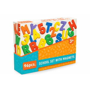 Creative School - Juego de 96 Imanes Educativos para Refrigerador, Kit de Aprendizaje para Niños, Letras y Números Magnéticos - Product Image 2