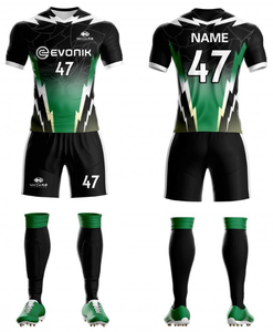 ODM男子足球球衣定制全升华足球队制服快干透气运动服新技术服装标志 - Product Image 6