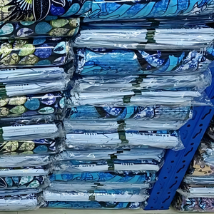 Tissu <span class=keywords><strong>pagne</strong></span> original 100% coton super brillant, grand <span class=keywords><strong>pagne</strong></span> super doré, tissu africain, tissu pour vêtements - Product Image 4