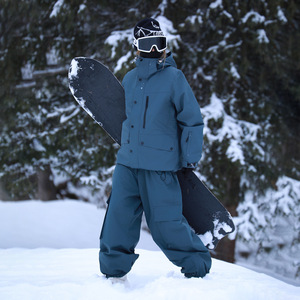 Completo da <span class=keywords><strong>Sci</strong></span> e Snowboard Unisex Invernale Resistente 100% Poliestere Antivento Impermeabile Caldo e Imbottito - Product Image 4
