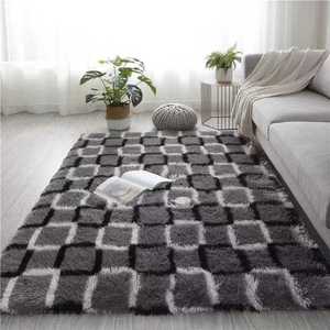 <span class=keywords><strong>Tapis</strong></span> d'intérieur moderne et doux sur mesure, fourrure synthétique, idéal pour salon, chambre d'enfant, décoration intérieure – Approvisionnement direct usine - Product Image 3