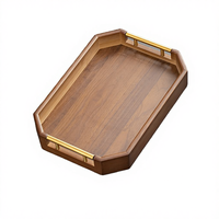 Assiette jetable irrégulière en bois d'acacia et de manguier, motif uni, technique pigmentée, pour usage commercial, restaurants et hôtels