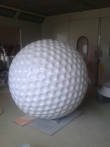 Pelota de Golf Decorativa Grande de Fibra de Vidrio para <span class=keywords><strong>Navidad</strong></span>, Decoraciones para Torneos de Golf en Interiores y Exteriores, Duradera, de <span class=keywords><strong>Madera</strong></span> y Plástico, en Caja - Product Image 5