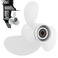 Nouvelle hélice de bateau 9 1/4*9 3/4-J, pièces de rechange, 8 dents cannelées RH pour moteur hors-bord Yamaha 8-15HP, OEM 683-45952-00-EL