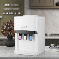 Distributeur d'eau chaude FJ-WDT-203 avec fonctions de chauffage et de refroidissement, chargement par le haut, pour usage en bureau ou hôtel, refroidissement par compresseur