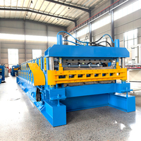 Machine de formage à froid de tôles de toiture en acier coloré à profilés en boîte haute performance