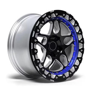 JXRD <span class=keywords><strong>4x4</strong></span> Tout-terrain Bead Lock 17 * <span class=keywords><strong>10</strong></span> PCD 5 * 114 6 * 114.3 Jantes pour Dodge Charger Challenger <span class=keywords><strong>SRT</strong></span> Hellcat Jailbreak Red Eye - Product Image 1