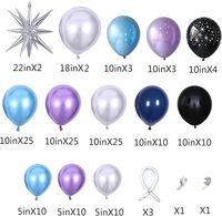 Kit d'arche de ballons spatiaux et guirlande de 144 pièces pour fêtes, fournisseur depuis 15 ans, vente en gros, décorations extérieures pour garçons, enfants et baby shower