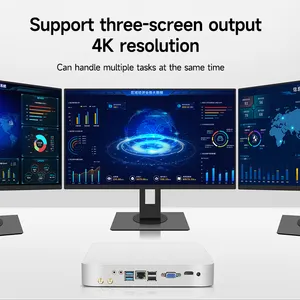 Cheapest Intel Core I7 12500H MIni Desktop Computer Support Dual Display 2 Lans All In On Mini Pc PCs For Office