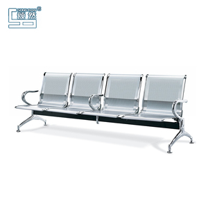 Chaises d'attente de conception moderne, bon marché, de bonne qualité, pulvérisation, 4 places, chaise d'attente pour barbier - Product Image 4