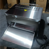 Grille-pain à chaîne commercial en acier inoxydable pour restaurants, idéal pour les toasts et les pains à hamburger – Plusieurs options disponibles