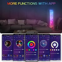 Lampe autoportante intelligente à couleurs changeantes, wi-fi, rvb, application TUYA, lampadaire moderne à monter soi-même, synchronisation de la musique, lampes LED pour la décoration du salon
